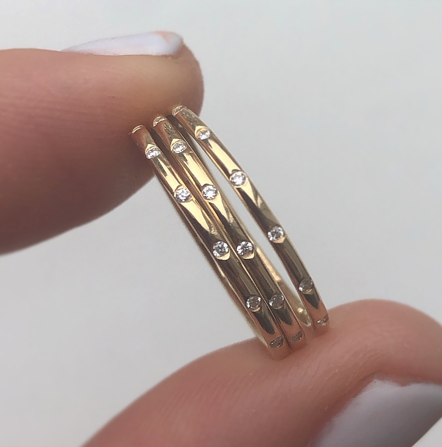 14kt Gold Diamond Eternity Band