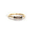 14kt Gold Smoky Quartz & Black Diamond Baguette Crush Ring