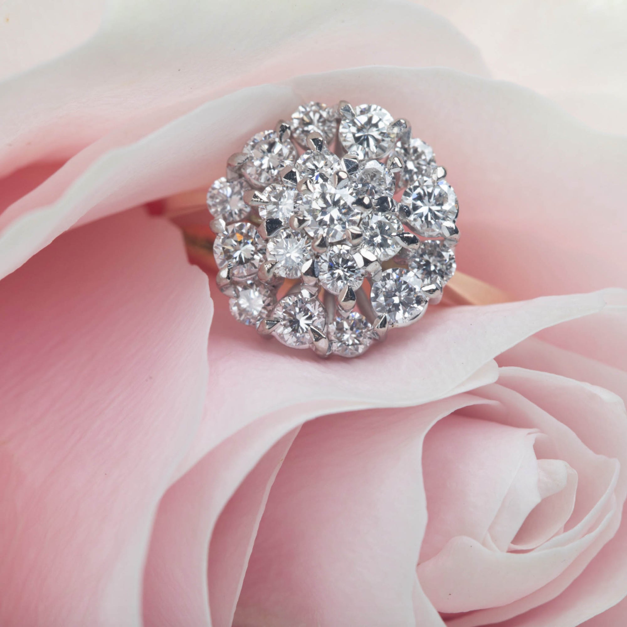 Diamond cluster rings for sale top