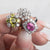 Vintage Pink Sapphire & Diamond Lucern Ring
