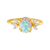 Opal & Diamond Treasured Love Ring