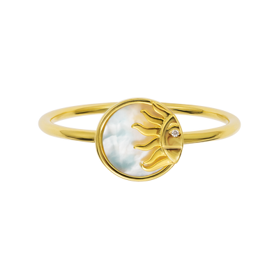 Mother Of Pearl Sunshine Ring