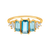 Blue Topaz Hue Ring