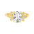 Topaz and Diamond Nymph Ring