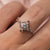9kt Rose Gold Alexandrite & Black Diamond Galaxy Ring