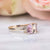 Solid Gold Ametrine Viola Ring