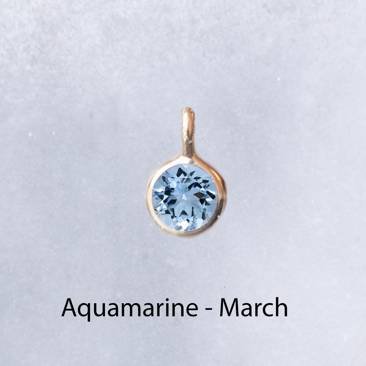 Solid Gold Birthstone Charms