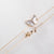 Solid Gold Mother Of Pearl Butterfly Bracelet