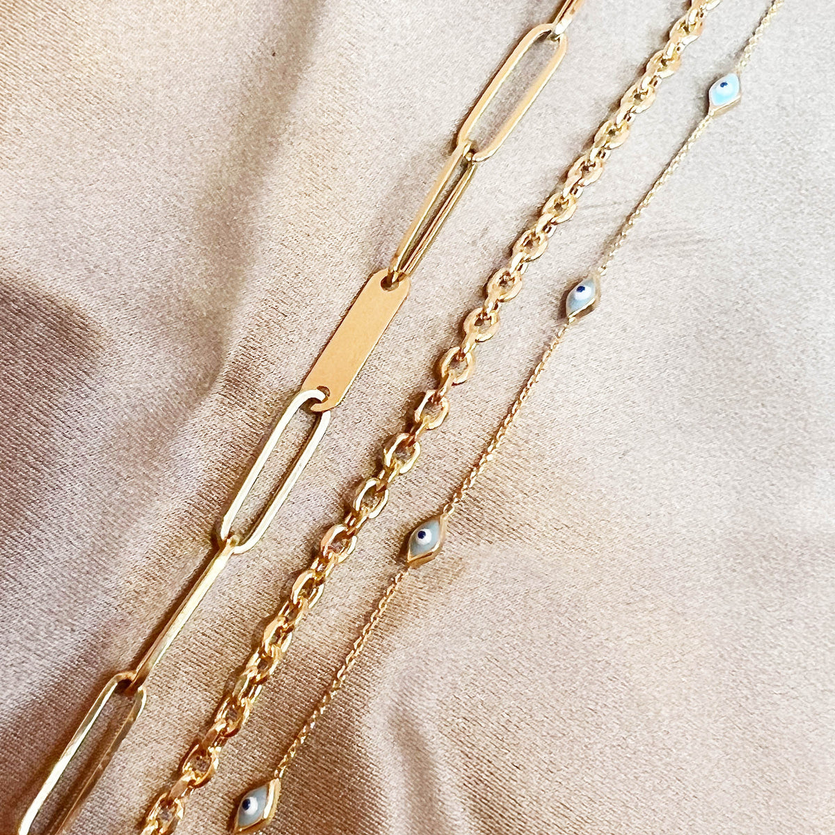 14kt Rolo Bracelet
