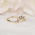 Solid Gold Celestial Arc Ring