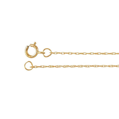 14kt Gold BYO Charm Pendant Chain