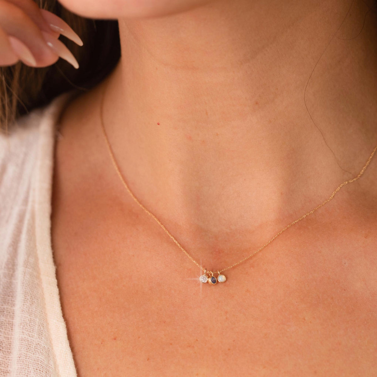 Solid Gold Birthstone Charms