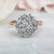 Vintage Diamond Cluster Ring
