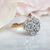Vintage Diamond Cluster Ring