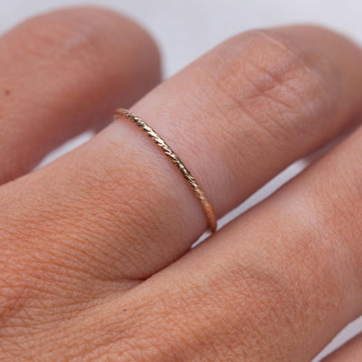 Solid Gold Glimmer Band