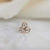 14kt Gold Diamond Trio Stud (SINGLE)