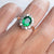 Vintage Emerald and Diamond Tirano Ring