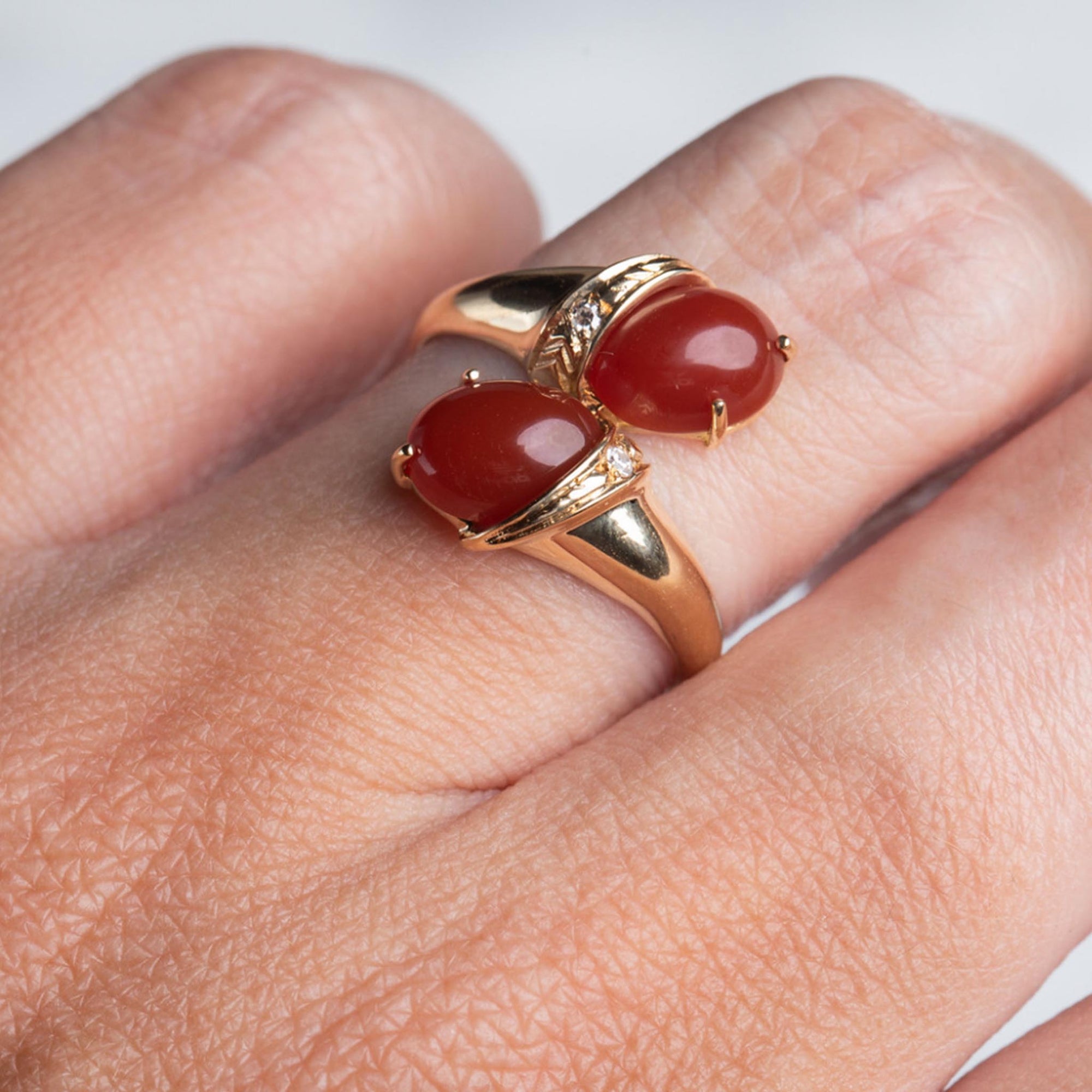 14K Gold Filed Red Coral Gemstone Unisex panchadhatu Ring ,birthstone  Jewelry Ring ,rashi Ratan Coral Ring ,giftunique Giftpromise Gift - Etsy  Sweden