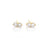 14kt Gold Diamond Pavilion Studs