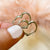 10kt Gold Forever Heart Hoops