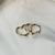10kt Gold Forever Heart Hoops