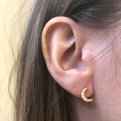 Opal & Diamond Celestial Dream Studs