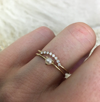 14kt Yellow Gold Cascade Ring