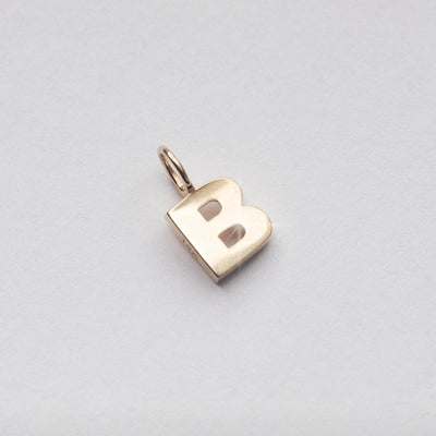 Gold Initial Charms for Pendants | La Kaiser H