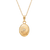 Solid 14kt Gold Forever Close To My Heart Diamond Locket (Large version)