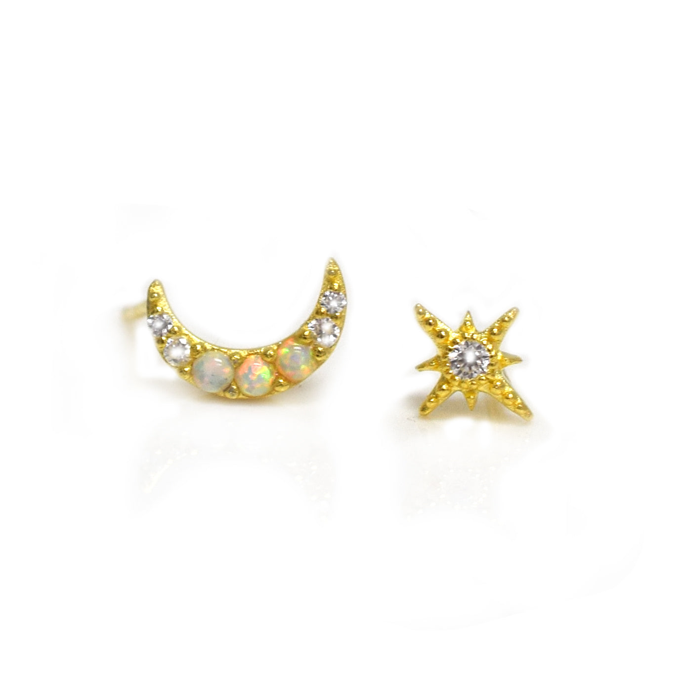 Opal & Diamond Celestial Dream Studs