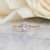 14kt Rose Gold Moonstone & Diamond Fleurette Ring