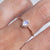 14kt Rose Gold Moonstone & Diamond Fleurette Ring
