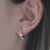 Mini Opal & Diamond Marquis Hoops