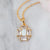 Opal and Topaz Baguette Fire Pendant