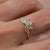 14kt Opal & Diamond Parisian Sunsest Ring