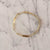 Solid 14kt Gold Paper Clip Bar Bracelet