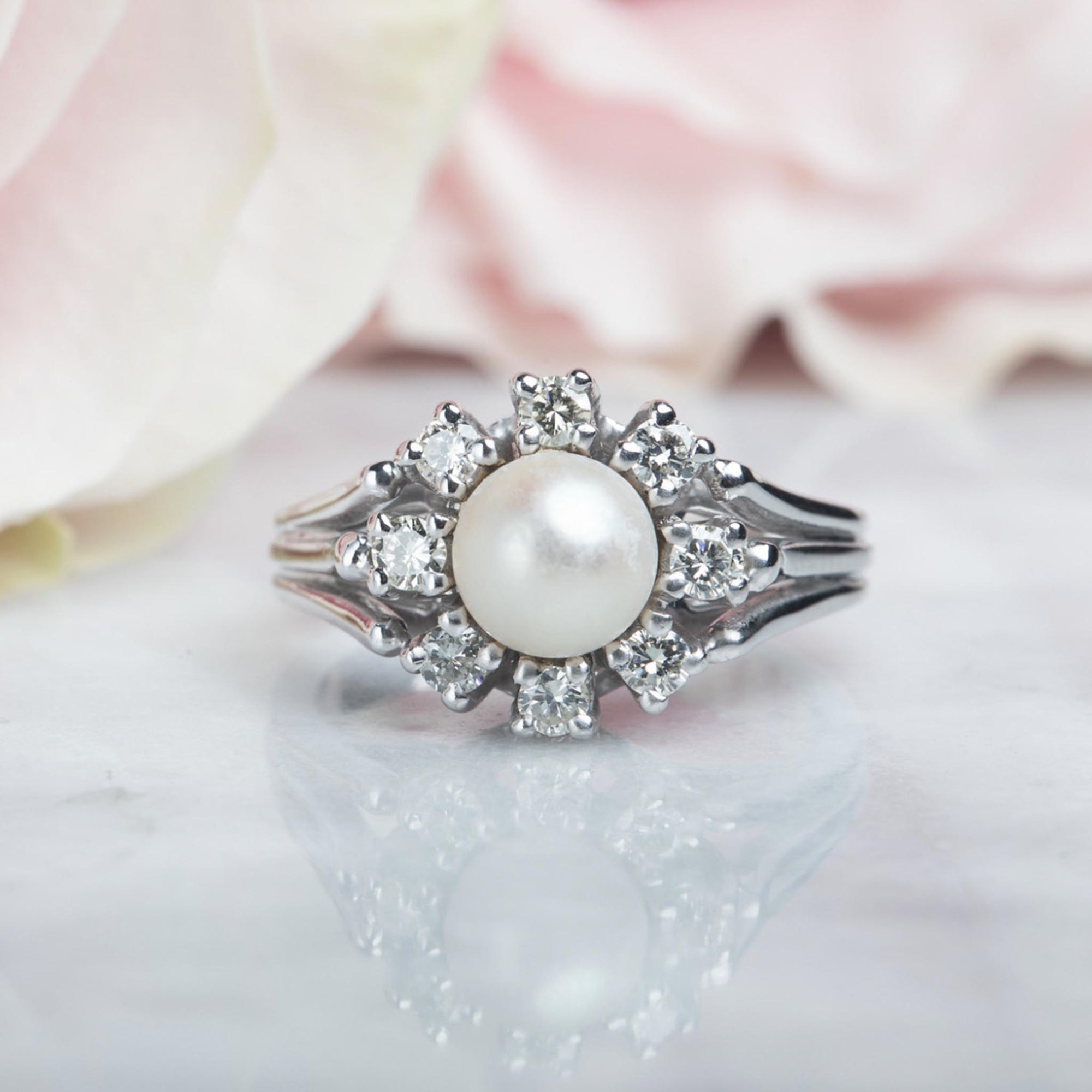 Old Rings From 2000 Vintage Pearl Engagement Rings
