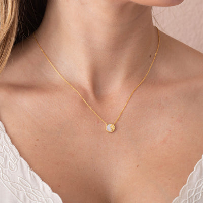 Mother of Pearl Sunshine Pendant