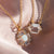 Opal and Topaz Baguette Fire Pendant