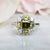 Vintage Peridot & Diamond Locarno Ring