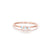 Rainbow Moonstone & Rose Gold Duchess Ring