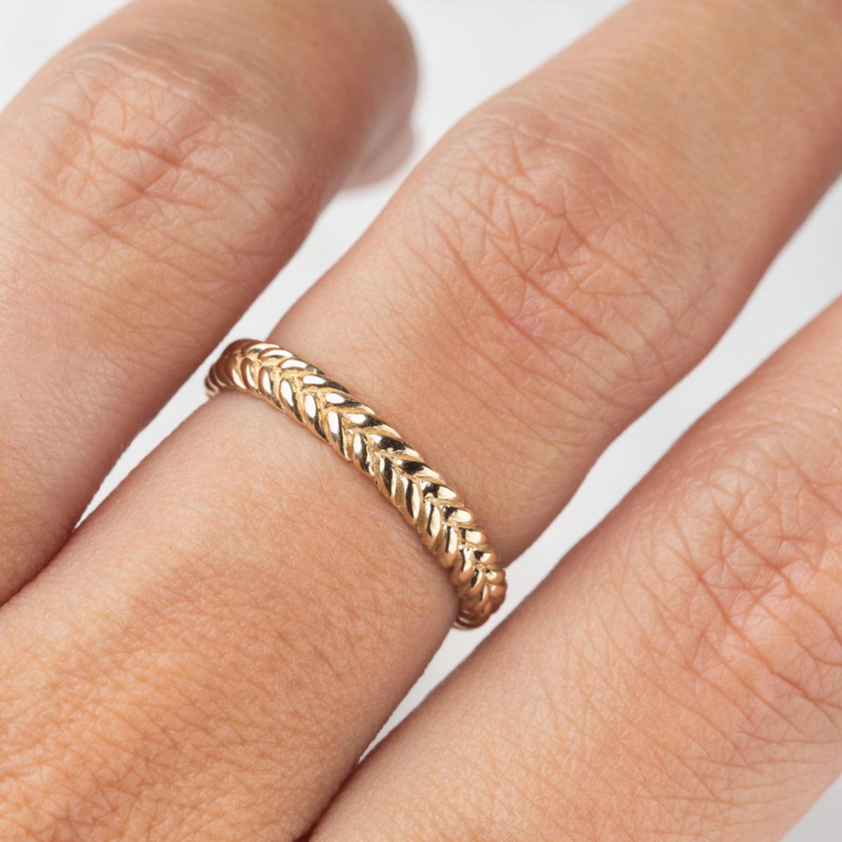 14kt Golden Rope Ring