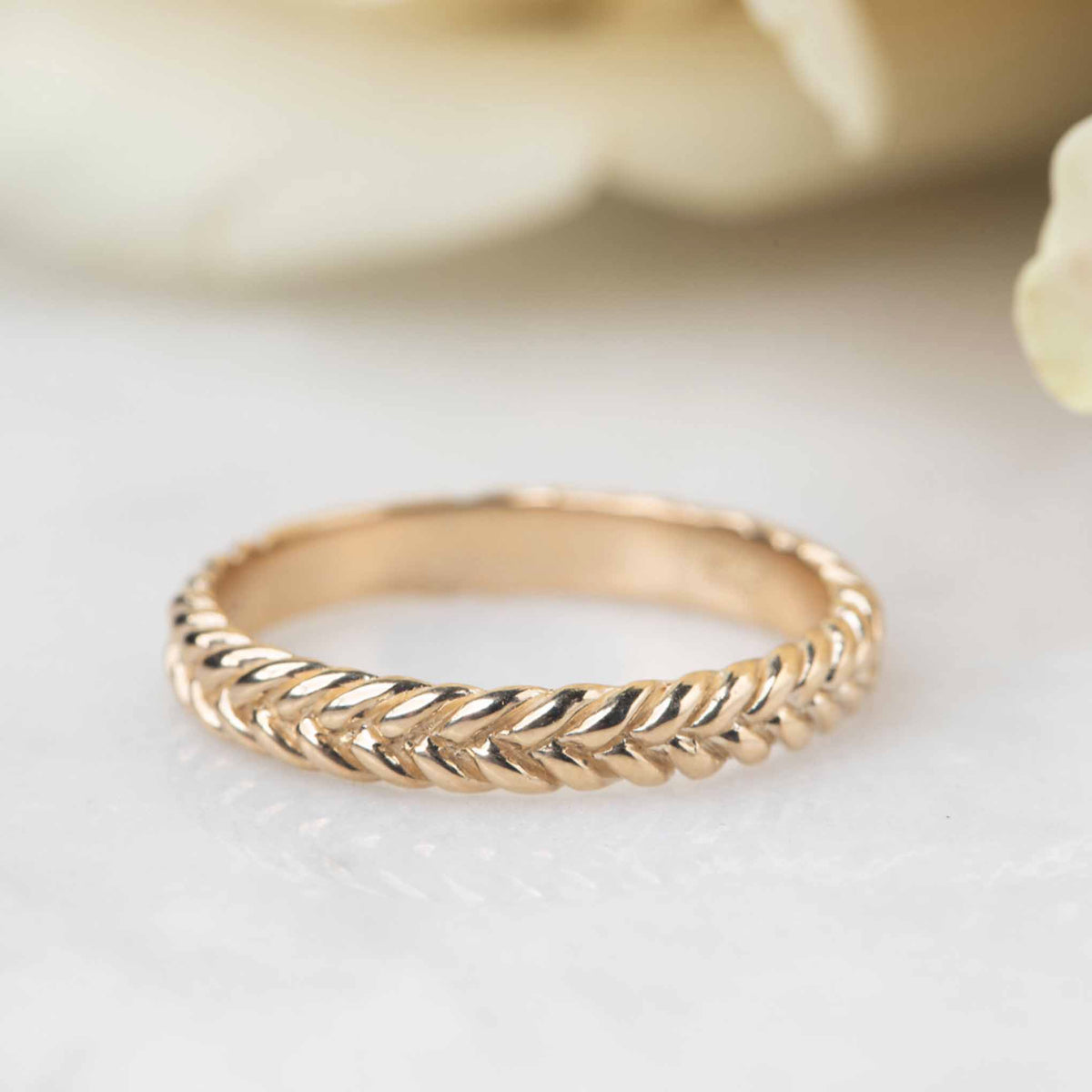 14kt Golden Rope Ring