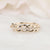 Solid Gold Sapphire Love Chain Ring