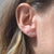Solid 14kt Gold Solo Diamond Studs *online exclusive*