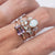 Solid Gold Ametrine Viola Ring