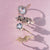 Solid Gold Icy Blue Spinel Ammil Ring
