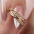 14kt Gold Diamond Heart Mama Ring