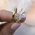Solid Gold Diamond Stardust Band