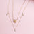 14kt Gold Diamond Rose Pendant